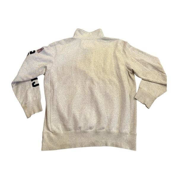 VINTAGE Cape Cod Sweatshirt Mens MED Pullover Sweater Quarter Zip Golf College - Picture 3 of 4